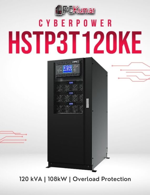 CyberPower HSTP3T120KE 120kVA UPS with scalable backup power, double-conversion, and industrial-grade reliability.
