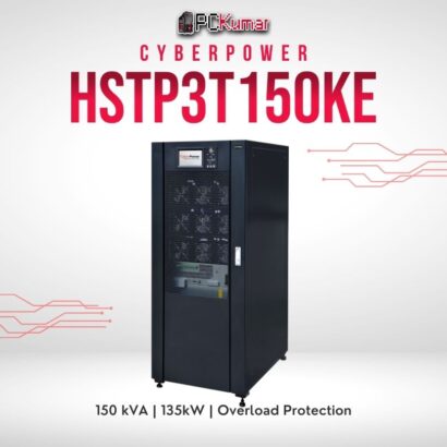 CyberPower HSTP3T150KE 150kVA UPS featuring zero transfer time, pure sine wave output, and scalable runtime.