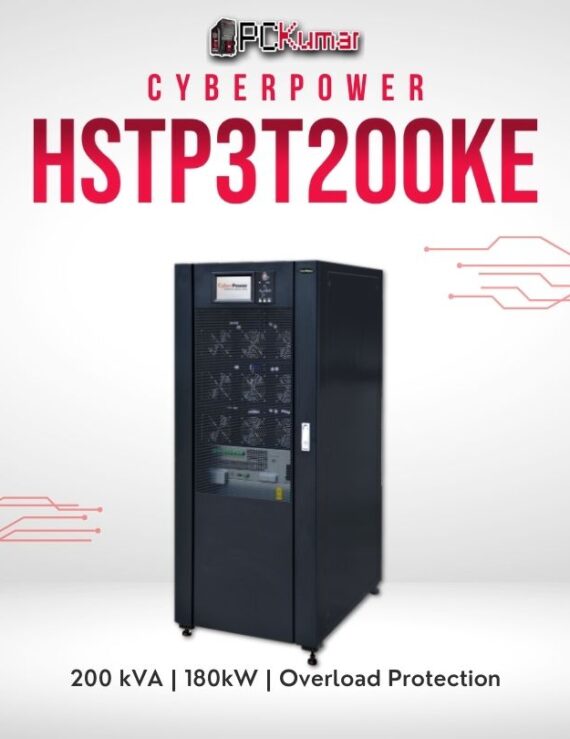 CyberPower HSTP3T200KE 200kVA UPS featuring high-capacity power backup, double-conversion technology, and scalable runtime.