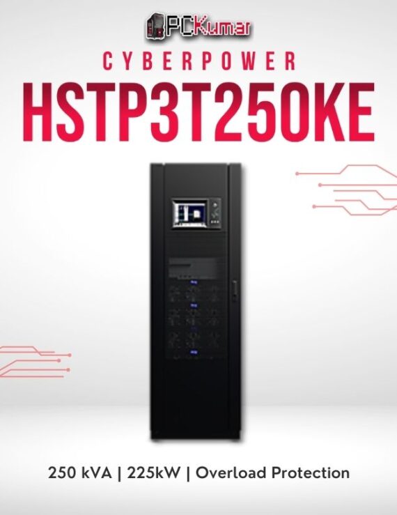 CyberPower HSTP3T250KE 250kVA UPS with industrial-grade reliability, double-conversion technology, and high-capacity performance.