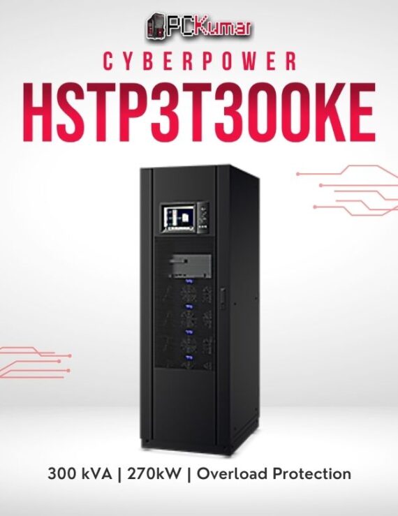 CyberPower HSTP3T300KE 300kVA UPS with scalable power solutions, double-conversion technology, and robust performance.