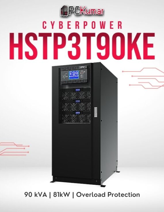 CyberPower HSTP3T90KE 90kVA UPS featuring high-capacity backup, double-conversion, and advanced monitoring.