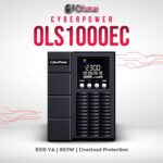 CyberPower OLS1000EC 1000VA UPS with double-conversion technology and rack/tower design.