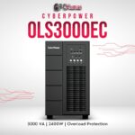 CyberPower OLS3000EC 3000VA UPS with expandable batteries, zero transfer time, and rack/tower versatility.