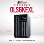 CyberPower OLS6KEXL 6000VA UPS with high-capacity backup, external battery compatibility, and robust design.