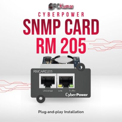 CyberPower SNMP CARD RM 205 for remote UPS monitoring and management with advanced features.