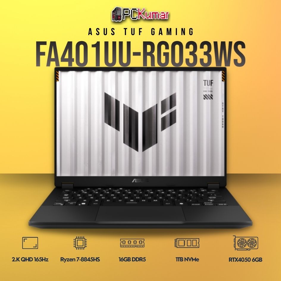 ASUS TUF Gaming A14 FA401UU-RG033WS with Ryzen 7 and RTX 4050.