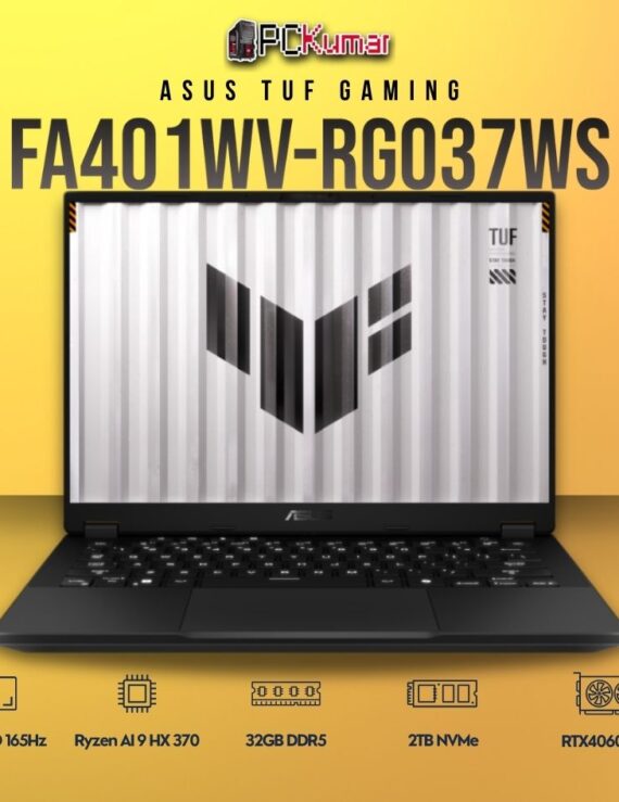 ASUS TUF Gaming A14 FA401WV-RG037WS with AI 9 and RTX 4060.