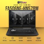 ASUS TUF A15 FA506NF-HN578W laptop with AMD Ryzen 5, RTX 2050, and RGB keyboard.