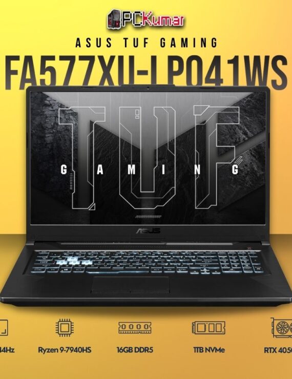 ASUS 2023 TUF A15 FA577XU-LP041WS with Ryzen 9, RTX 4050, and 144Hz display.