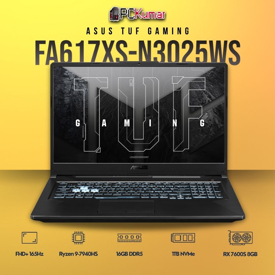 ASUS 2023 TUF Gaming A16 Advantage Edition with Ryzen 9 and RX 7600S.