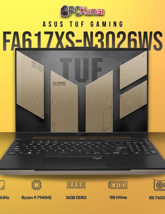 ASUS TUF Gaming A16 Advantage Edition FA617XS-N3026WS with Ryzen 9 and RX 7600S.