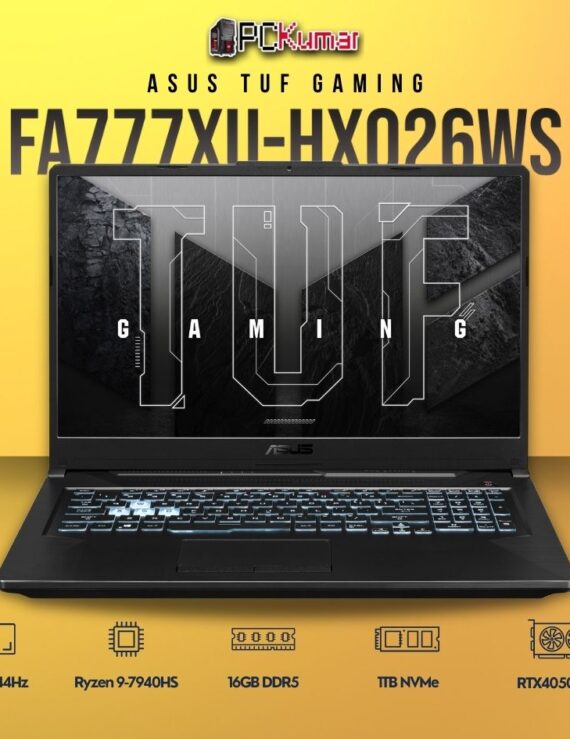 ASUS 2023 TUF A17 FA777XU-HX026WS with Ryzen 9, RTX 4050, and 144Hz display.