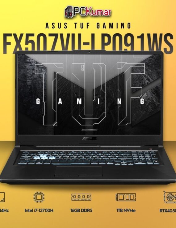 ASUS 2023 TUF F15 FX507VU-LP091WS laptop with i7-13700H and RTX 4050.