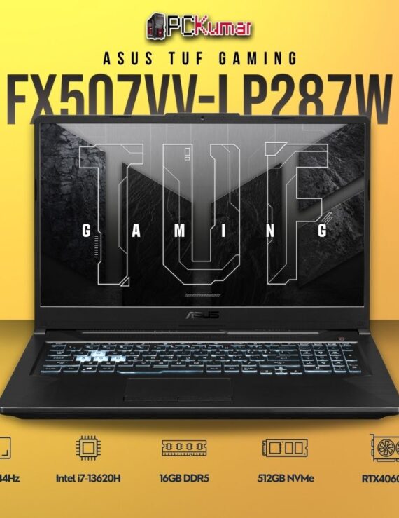 ASUS TUF F15 FX507VV-LP287W gaming laptop with i7-13620H and RTX 4060.