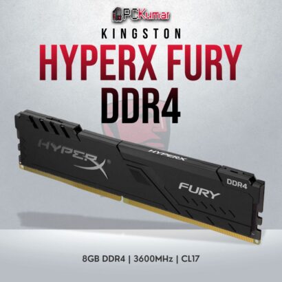 Kingston Fury Beast 8GB DDR4 RAM with 3600MHz speed and optimized performance.