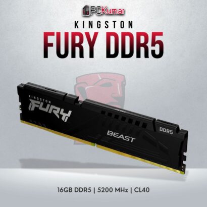 Kingston Fury Beast DDR5 16GB RAM with 5200MT/s speed for gaming.