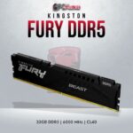 Kingston Fury Beast DDR5 32GB RAM with 6000MT/s for high-performance workflows.