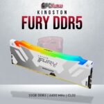 Kingston Fury Renegade RGB DDR5 32GB RAM with 6400MT/s for professional workflows.