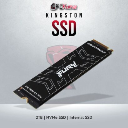 Kingston Fury Renegade PCIe Gen 4 NVMe SSD 2TB with 7300MB/s read and 7000MB/s write speeds.