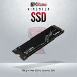 Kingston KC3000 1TB PCIe Gen 4 NVMe SSD with 7000MB/s read and 6000MB/s write speeds.