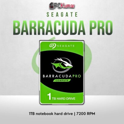 Seagate Barracuda 1TB laptop HDD with 7200 RPM speed and SATA interface.