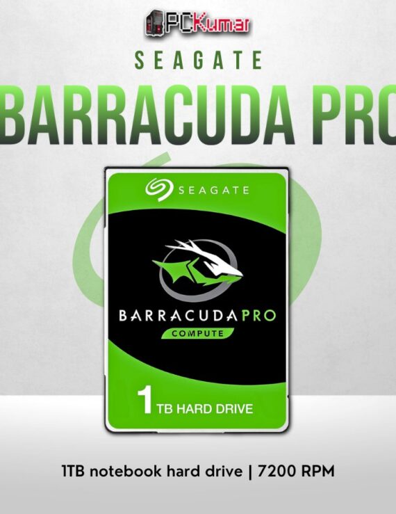 Seagate Barracuda 1TB laptop HDD with 7200 RPM speed and SATA interface.