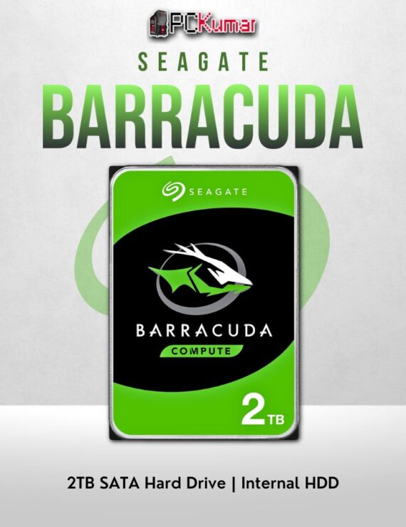 Seagate Barracuda 2TB desktop HDD with SATA interface and reliable design.