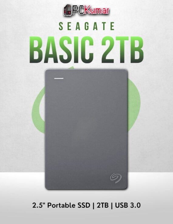 Seagate 2TB Expansion portable hard drive with USB 3.0 and durable design for everyday use.