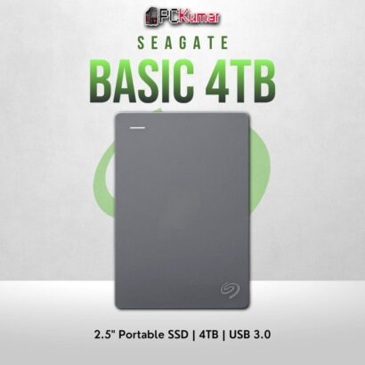 Seagate 4TB Expansion portable HDD with USB 3.0, compact design, and reliable storage.