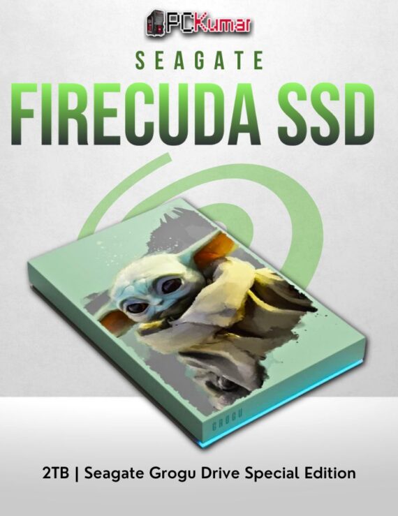 Seagate FireCuda Gaming 2TB SSD with USB 3.2 Gen 2 and high-speed gaming performance.