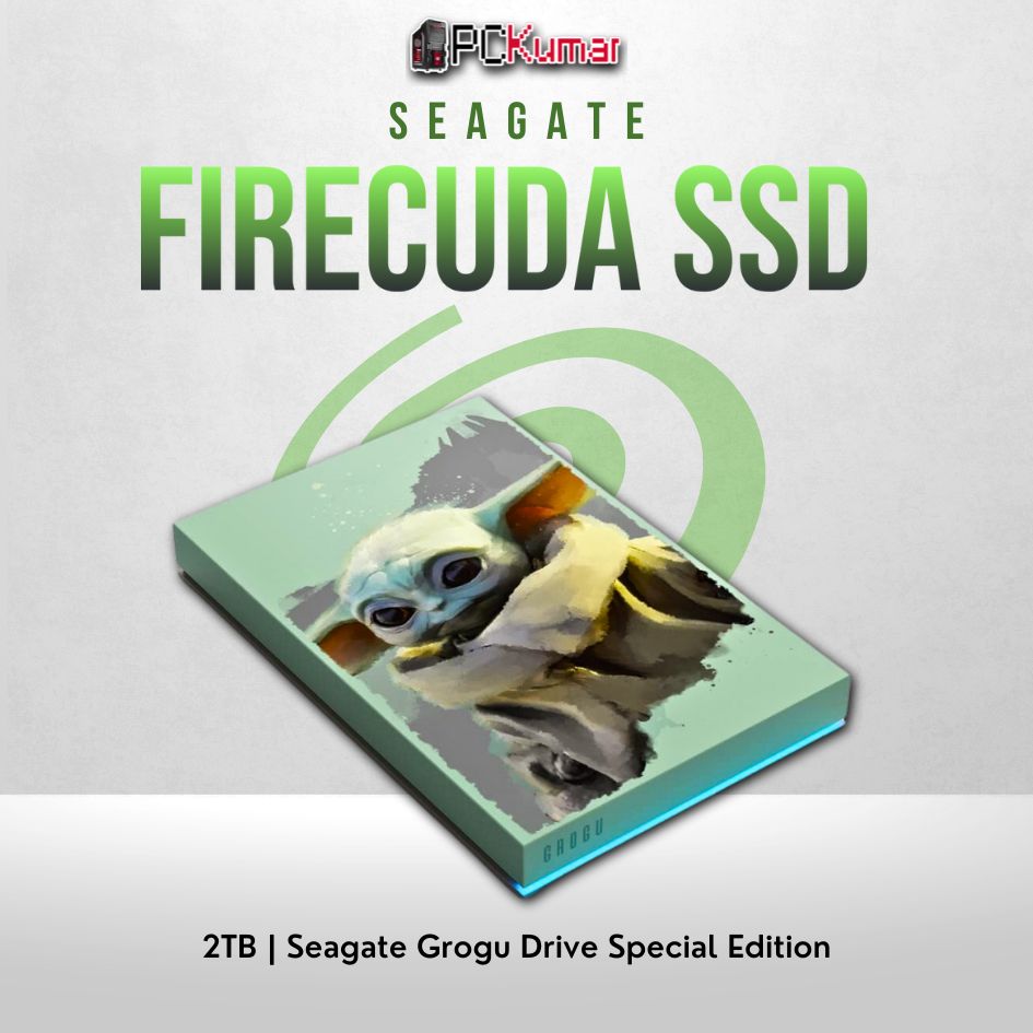 Seagate FireCuda Gaming 2TB SSD with USB 3.2 Gen 2 and high-speed gaming performance.