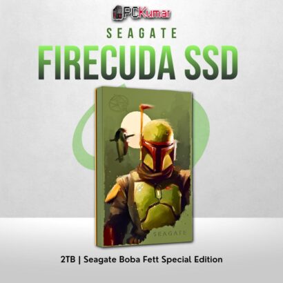 Seagate FireCuda Gaming 2TB SSD with fast data access and portable design.