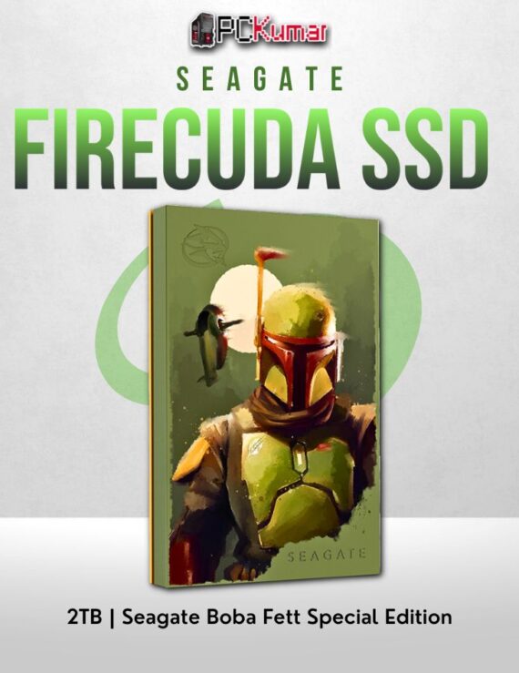 Seagate FireCuda Gaming 2TB SSD with fast data access and portable design.