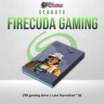 Seagate FireCuda Gaming 2TB HDD with high-speed performance for gaming.