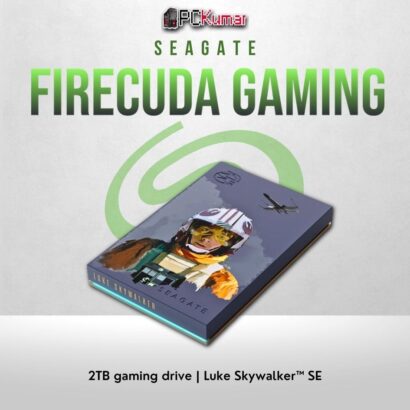 Seagate FireCuda Gaming 2TB HDD with high-speed performance for gaming.