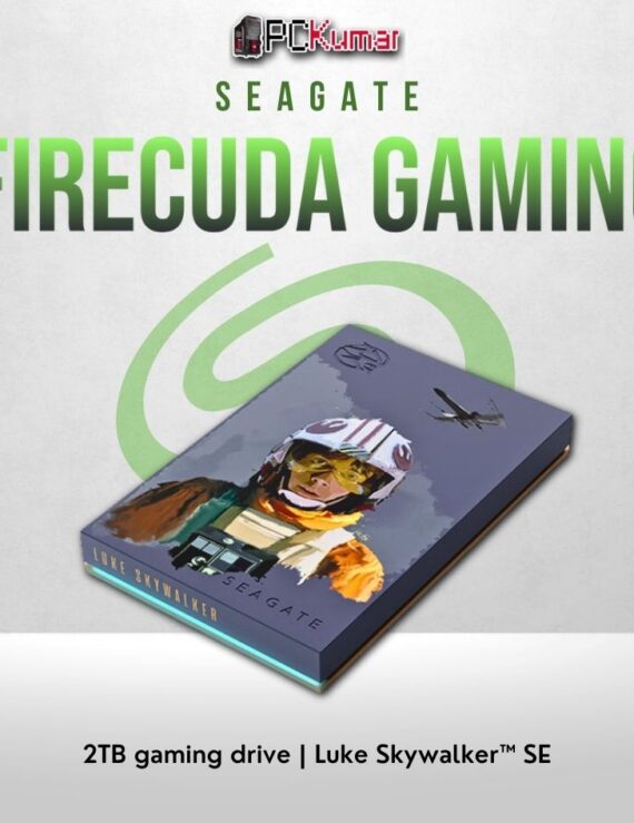 Seagate FireCuda Gaming 2TB HDD with high-speed performance for gaming.