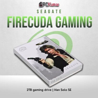 Seagate FireCuda Gaming 2TB HDD with USB 3.0 and portable design.