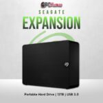 Seagate Expansion 12TB desktop HDD with USB 3.0, perfect for high-capacity storage.