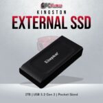 Kingston XS1000 Portable SSD 2TB with USB 3.2 Gen 2 and 1050MB/s read speeds.