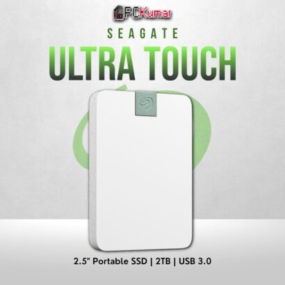 Seagate 2TB New Ultra Touch HDD with advanced security features and USB-C connectivity.