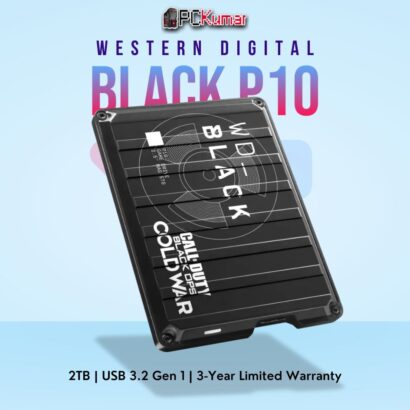 WD_BLACK P10 2 TB Call of Duty Edition Game Drive with USB 3.2.