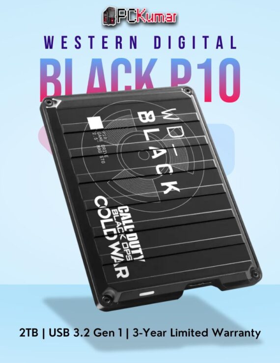 WD_BLACK P10 2 TB Call of Duty Edition Game Drive with USB 3.2.