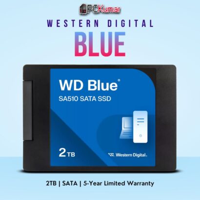 WD Blue 3D NAND 2 TB SATA SSD for reliable high-speed storage.