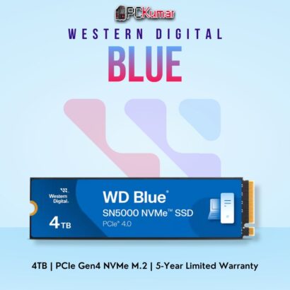 WD Blue SN580 PCIe Gen4 4 TB NVMe SSD for high-speed storage solutions.
