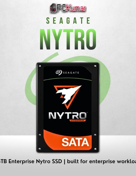 Seagate Nytro 3.8TB SATA SSD with ultra-fast performance for enterprise applications.
