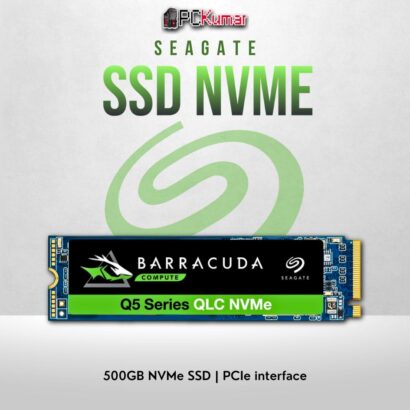 Seagate FireCuda 500GB PCIe Gen 3 NVMe SSD with high-speed performance.