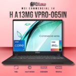 MSI Commercial 14 A13MG vPro-065IN laptop featuring i7-13700H, UMA, 16GB RAM, 1TB storage, and a 14-inch FHD+ display.