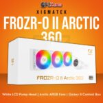 Xigmatek FROZR-O II Arctic 360 White AIO Liquid Cooler with LCD Pump Head and 3 ARGB Fans