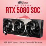 MSI GeForce RTX™ 5080 16GB SUPRIM SOC NVIDIA